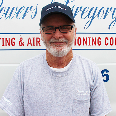 powers and gregory air conditioning technician Timmy Gainey
