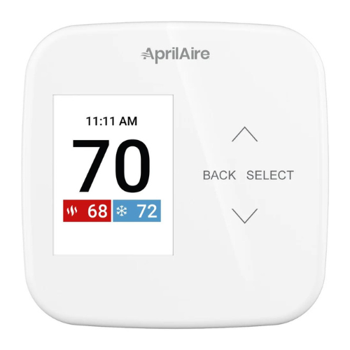8620W Wi-Fi Thermostat - white and grey border around the touchscreen